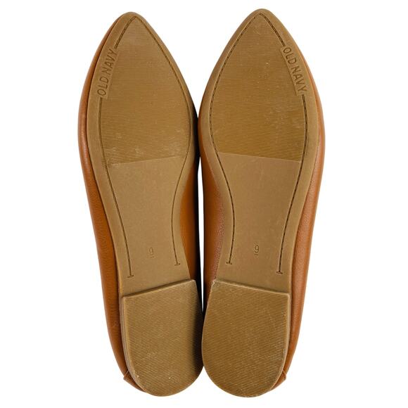 Old Navy Faux Leather Pointy Toe Laafers Size 9 - Picture 7 of 8